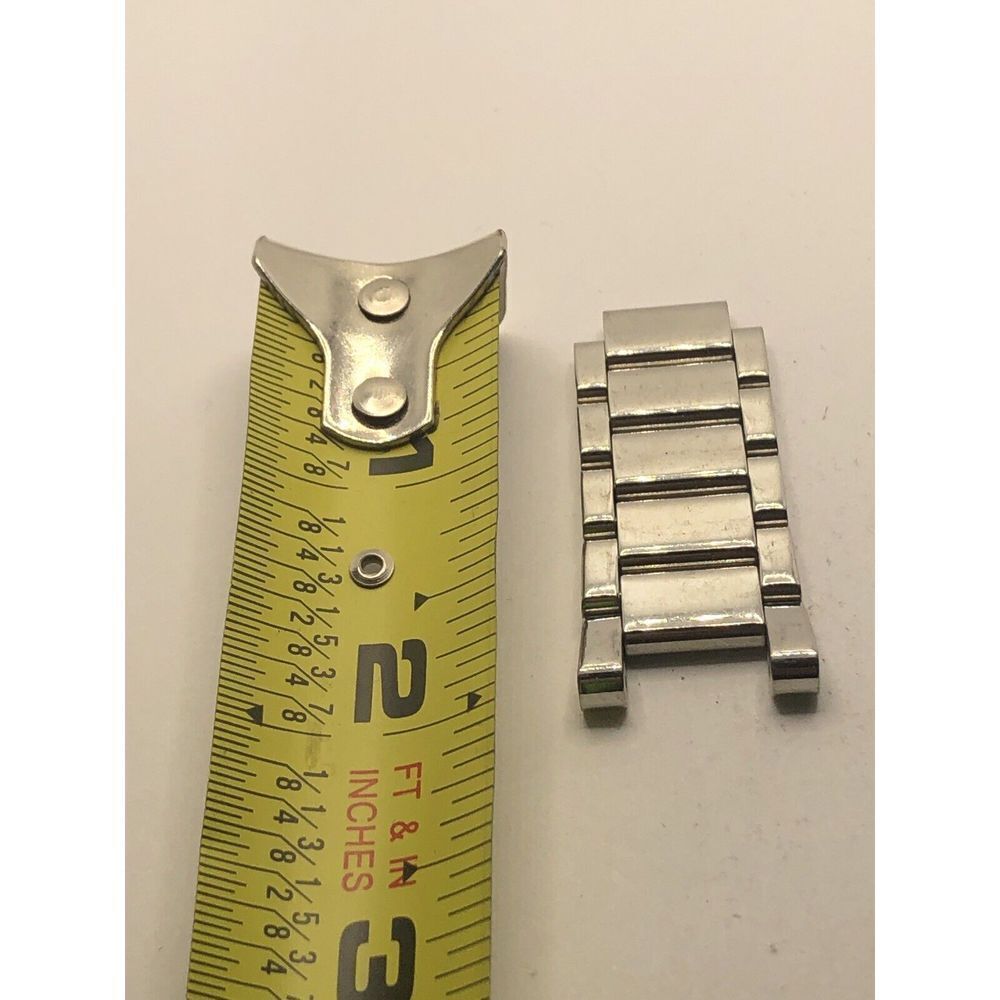 Michael Kors Watch Parts Partial Band Links No Clasp Silver Tone 18mm PJ409